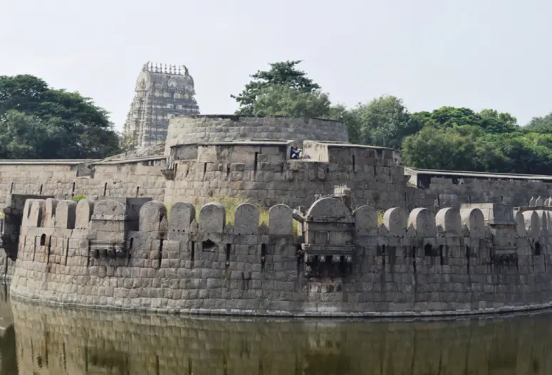 Vellore Fort granite walls Tamil Nadu historical monument