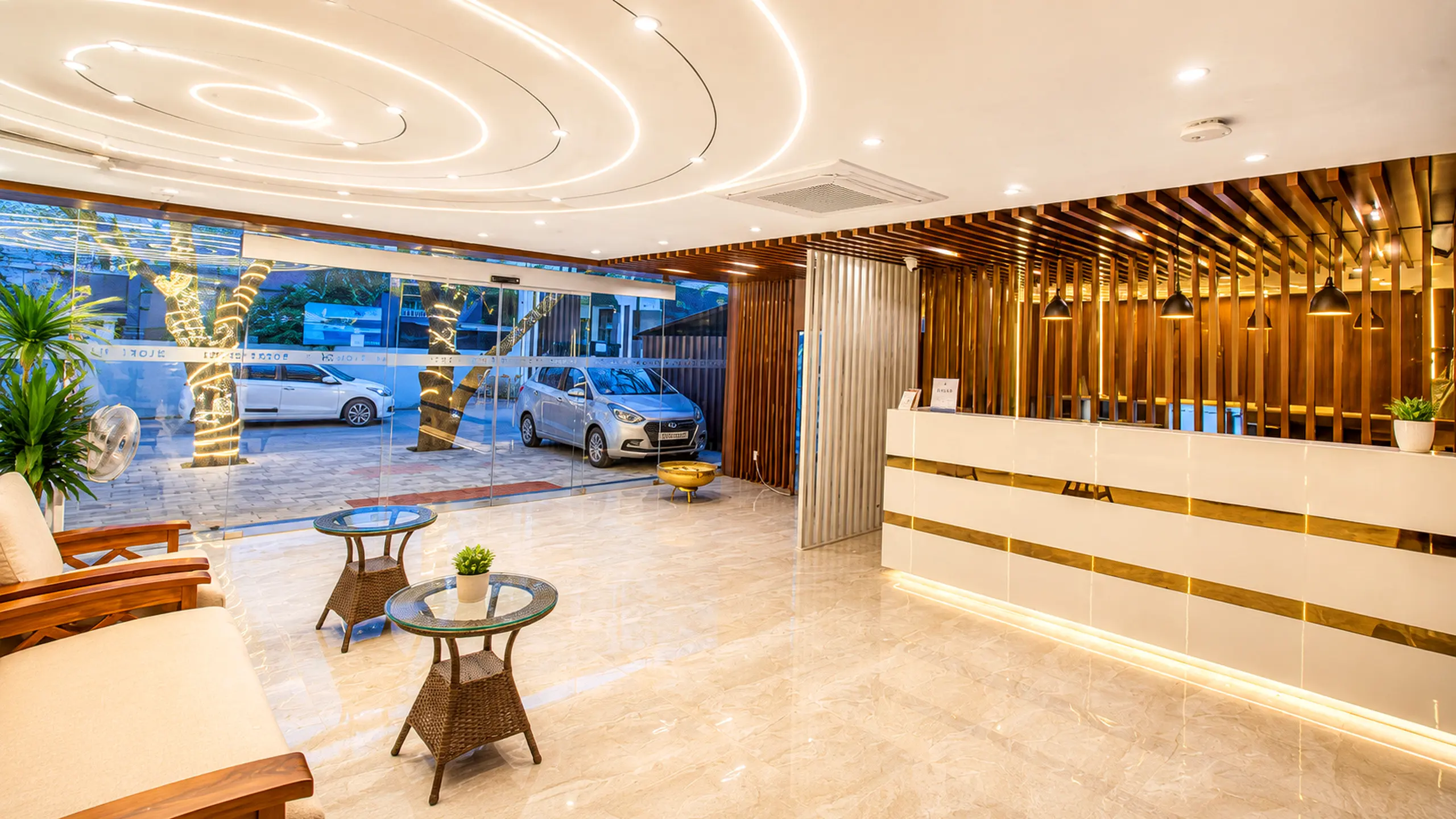 BLOFT Hotel premium welcoming arrival guest lobby reception lounge area